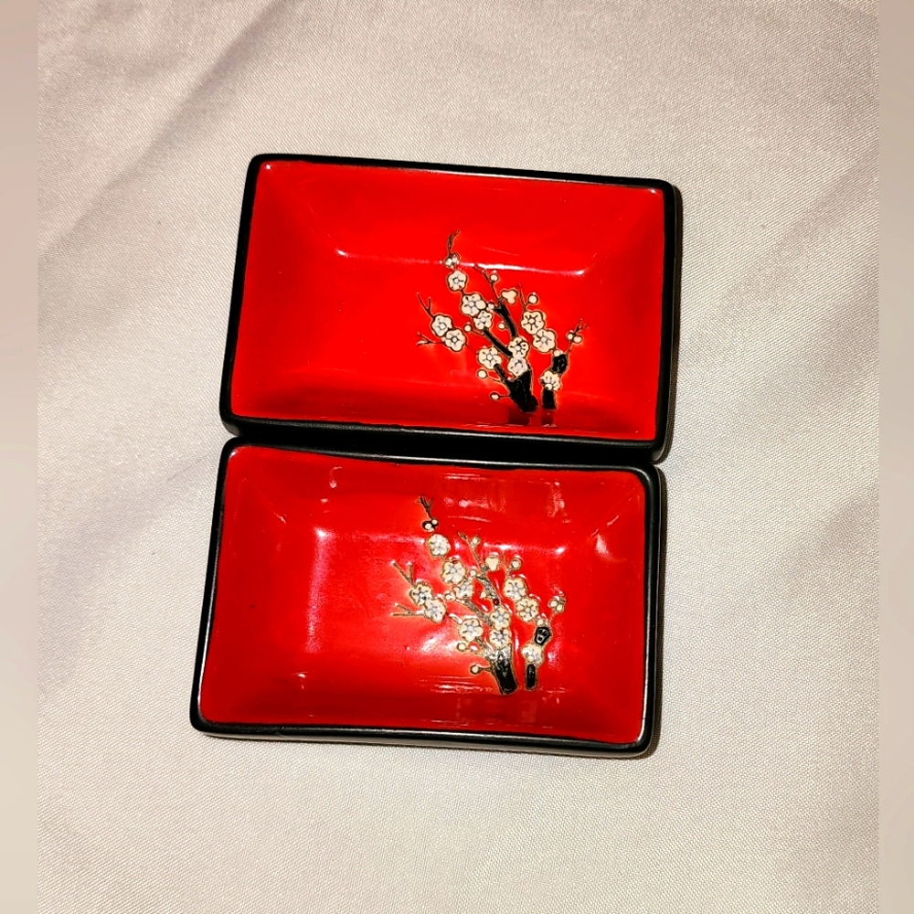 Set of 2 Vintage Visun Sushi plates